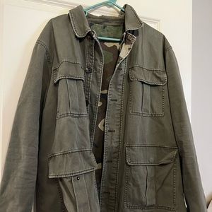 Forever 21 Men’s Reversible Military Field Jacket